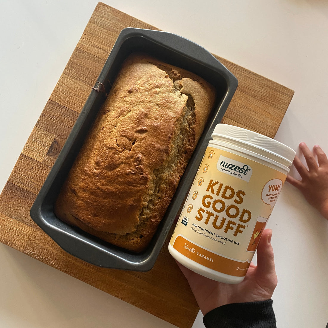 Vanilla Caramel Banana Bread (RSF, GF, Dairy Free)